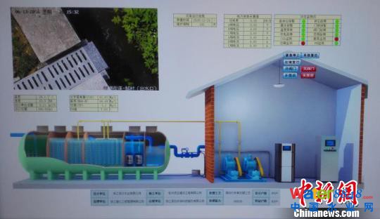 農村污水處理設施設計圖。 杭州市城鄉(xiāng)建委 供圖